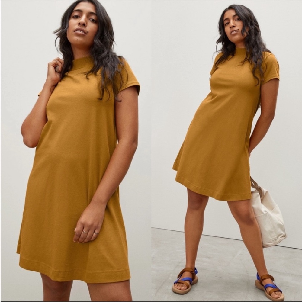 Everlane Mock Neck Mini Dress XS